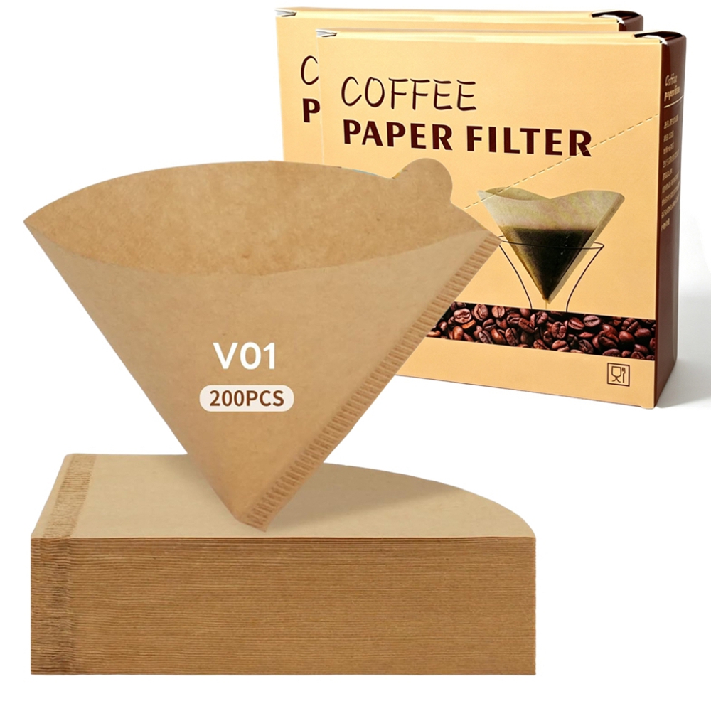 Coffee Equipment Distributor - فلاتر قهوة مخروطية الشكل، 200 قطعة