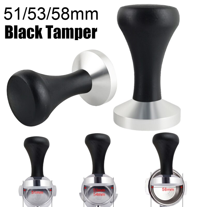 Espresso Tamper Set - 1 51/53/58 مع مقبض ، محكّمات