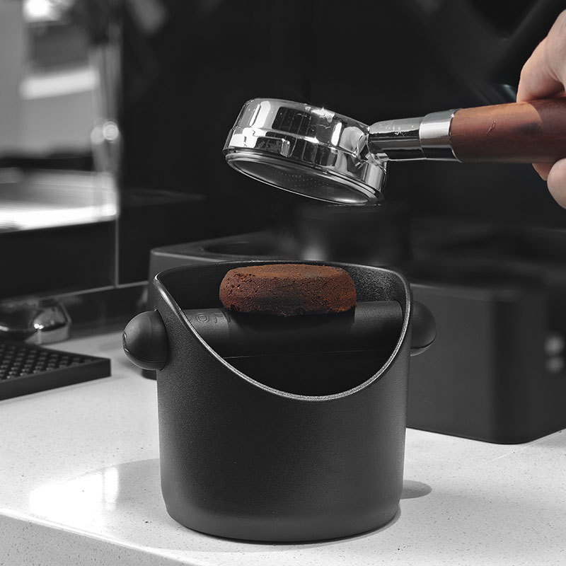 Coffee Knock Box - صندوق تفريغ القهوة، حاوية لبقايا الإسبريسو