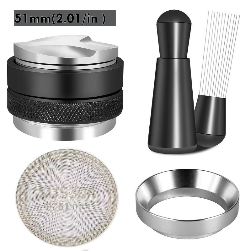 Espresso Tamper Set - طقم إسبريسو 5 قطع مقاس 51/53/58