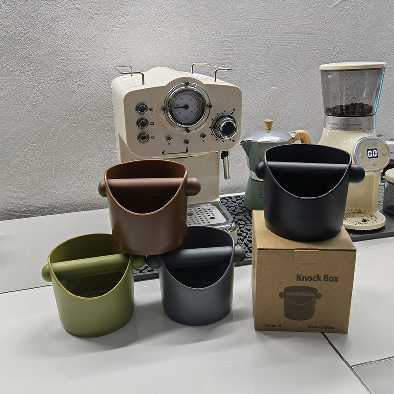 Coffee Knock Box - 1 قطعة صندوق طحن إسبرسو صغير