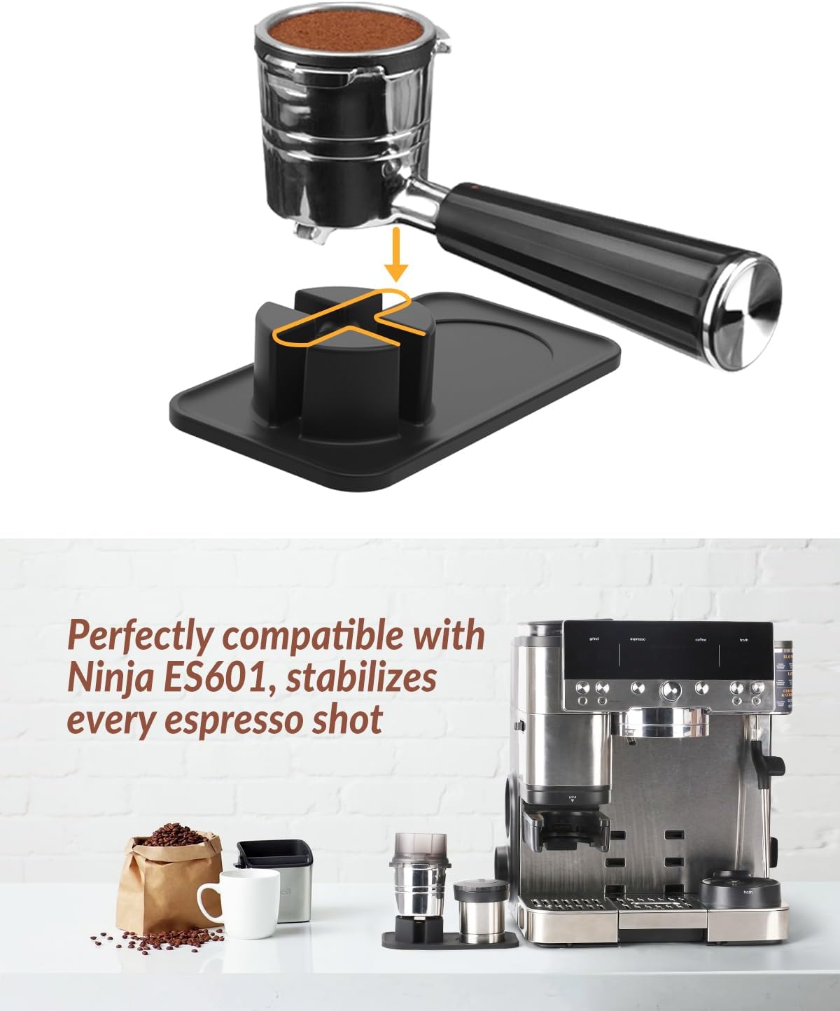 حصيرة الدك لآلة إسبريسو نينجا  - مراجعة Coffee Equipment Distributor وسعره