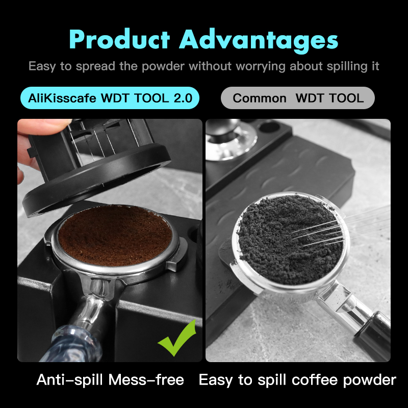 أدوات WDT من أليكيسكافيه، موزع - مراجعة Espresso Tamper Set وسعره