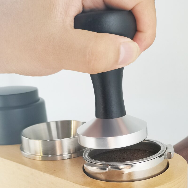 1 51/53/58 مع مقبض ، محكّمات ق - مراجعة Espresso Tamper Set وسعره
