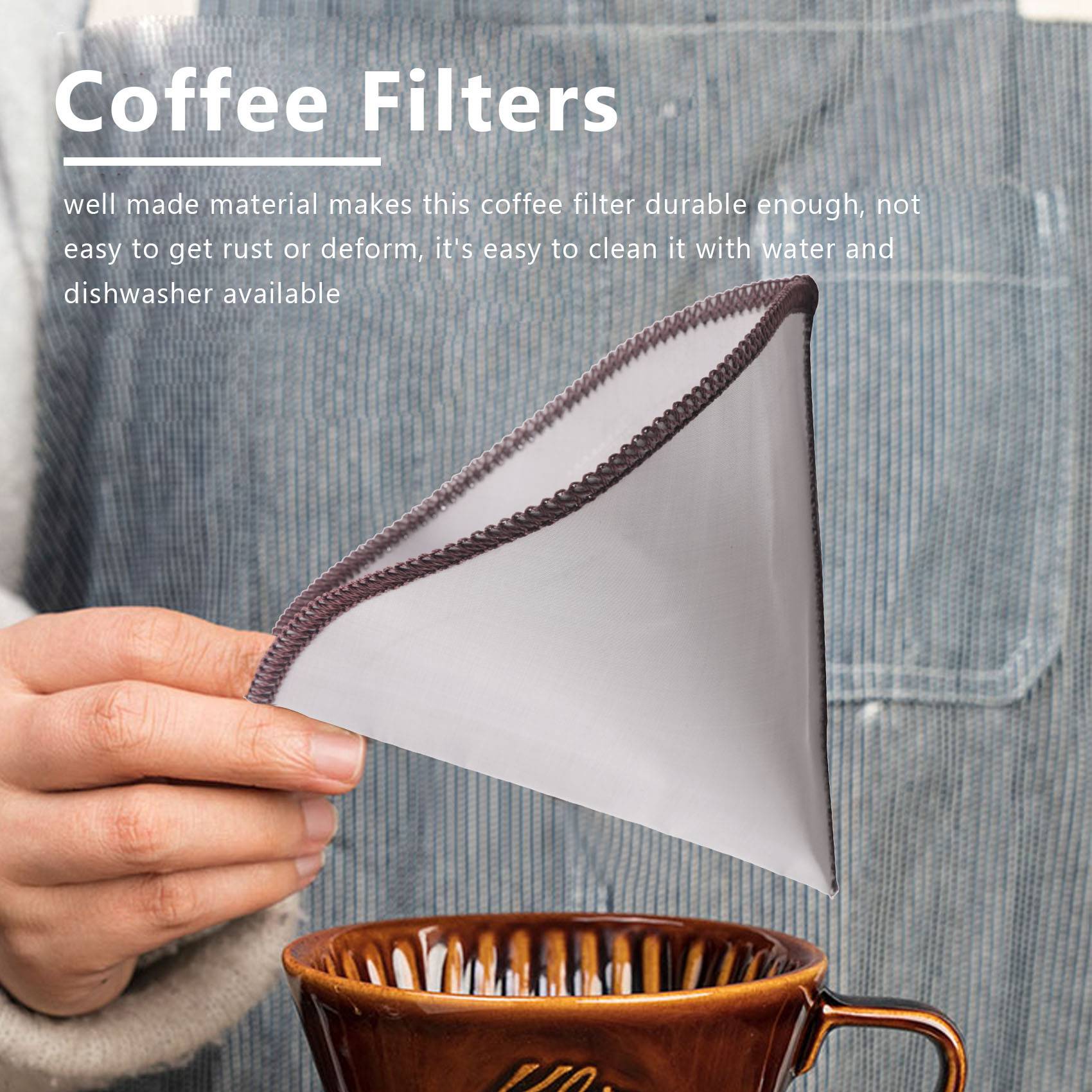 قابلة لإعادة الاستخدام صب فوق  - مراجعة Coffee Equipment Distributor وسعره