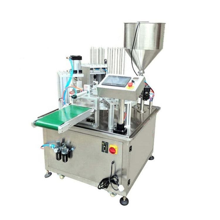 آلة تعبئة وختم الأكواب الدوارة - مراجعة Coffee Jelly Equipment وسعره
