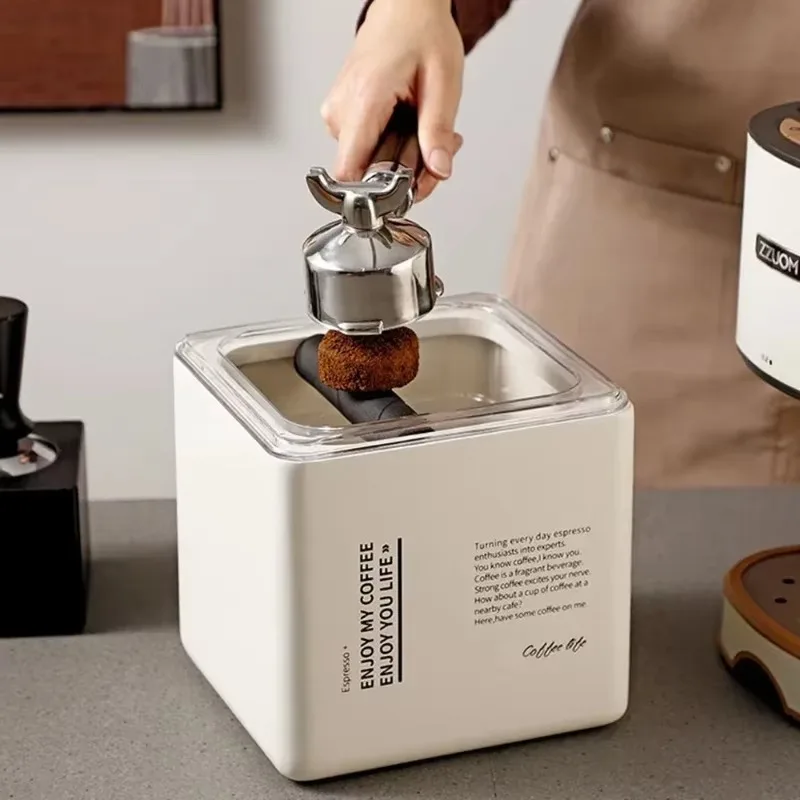 صندوق طحن القهوة الصغير بار ما - مراجعة Coffee Knock Box وسعره