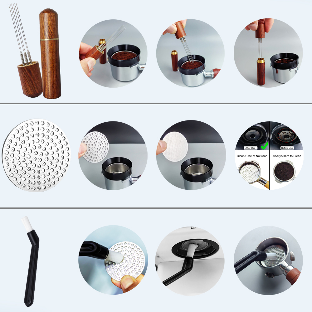 مكبس اسبريسو 51/53/58 ملم، 5 ق - مراجعة Espresso Tamper Set وسعره