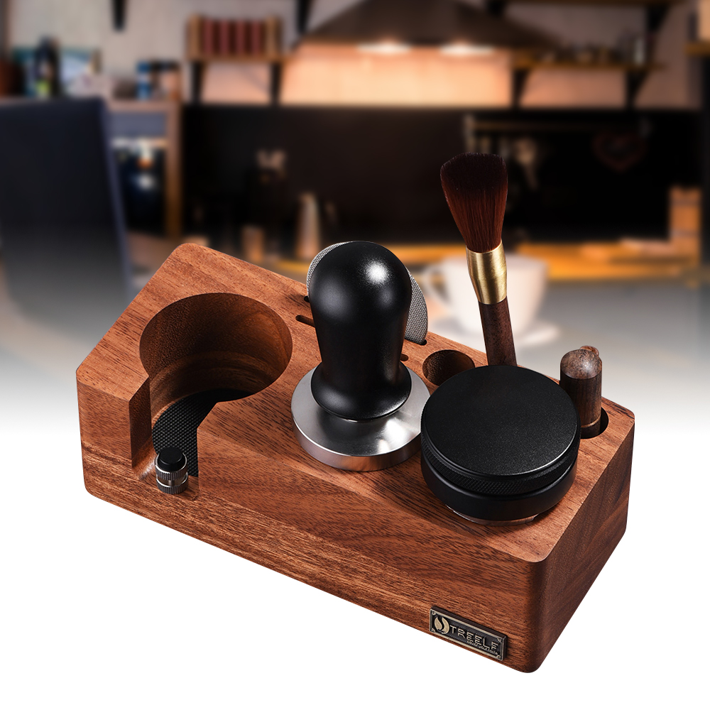 TREELF سدادة قهوة حامل متعدد ا - مراجعة Espresso Tamper Set وسعره