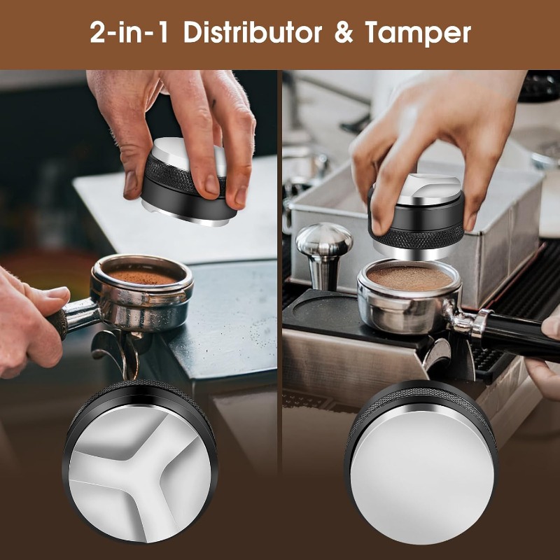 طقم إسبريسو 5 قطع مقاس 51/53/5 - مراجعة Espresso Tamper Set وسعره