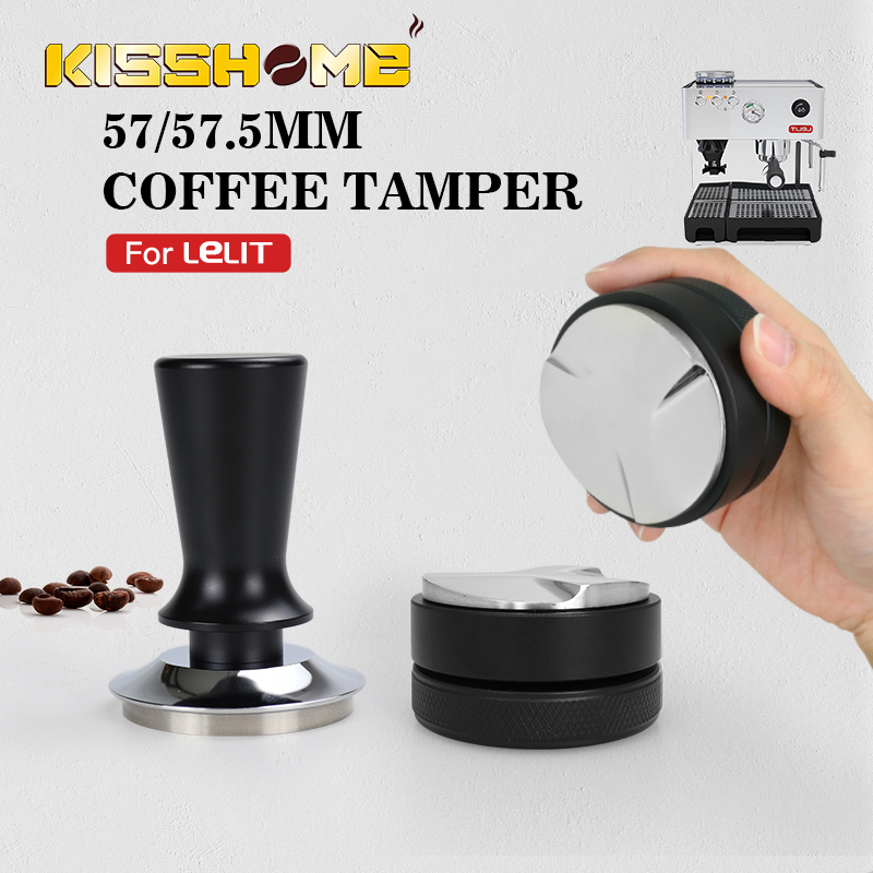 سدادة قهوة 57 مللي متر 57.5 مل - مراجعة Espresso Tamper Set وسعره