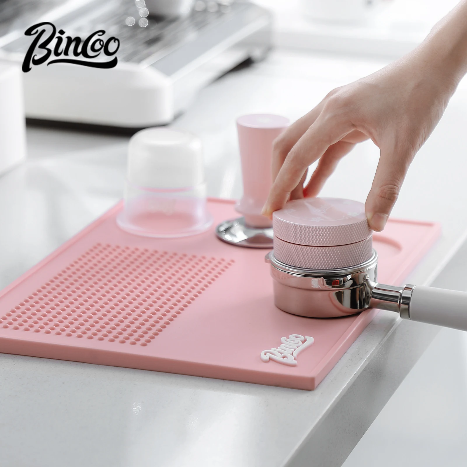 Bincoo الوردي اسبريسو 51 مللي  - مراجعة Espresso Tamper Set وسعره