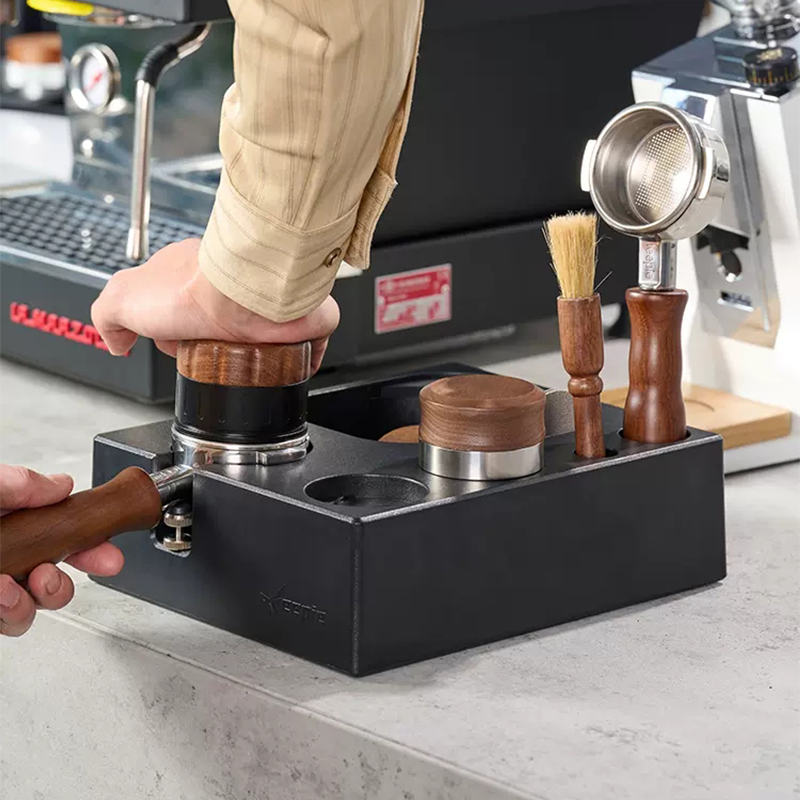 القهوة العبث محطة حصيرة حامل P - مراجعة Coffee Knock Box وسعره