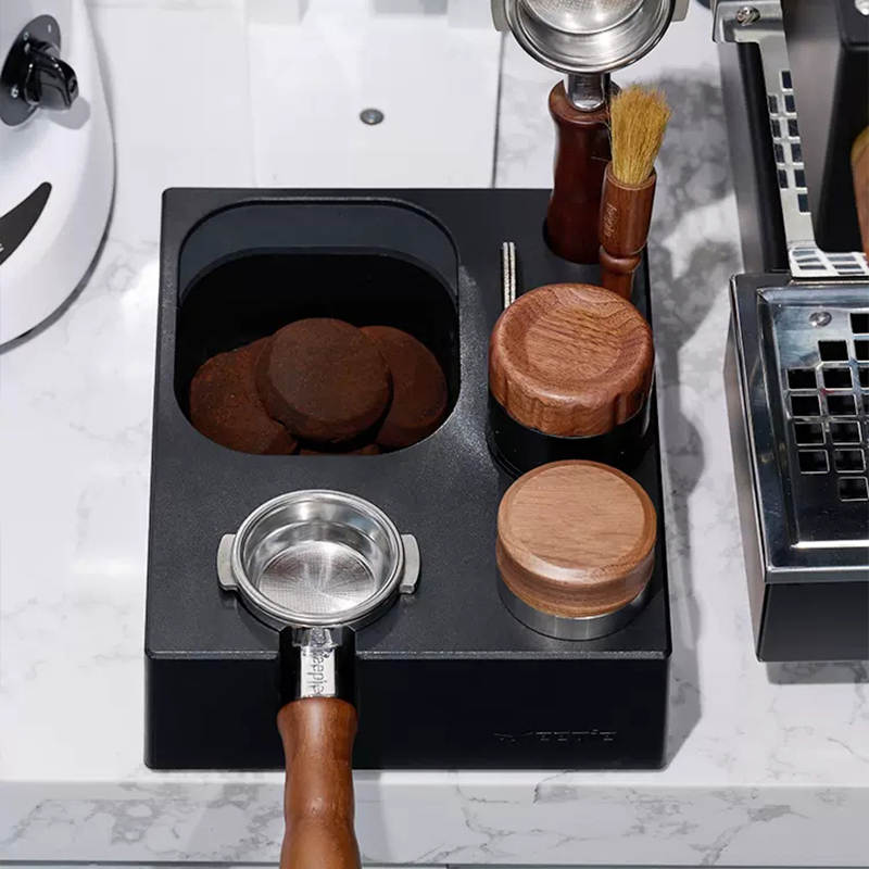 القهوة العبث محطة حصيرة حامل P - مراجعة Coffee Knock Box وسعره